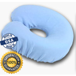 ibodycare seamless cooilng face rest cover blue
