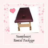Sweetheart Massage Table Rental Package