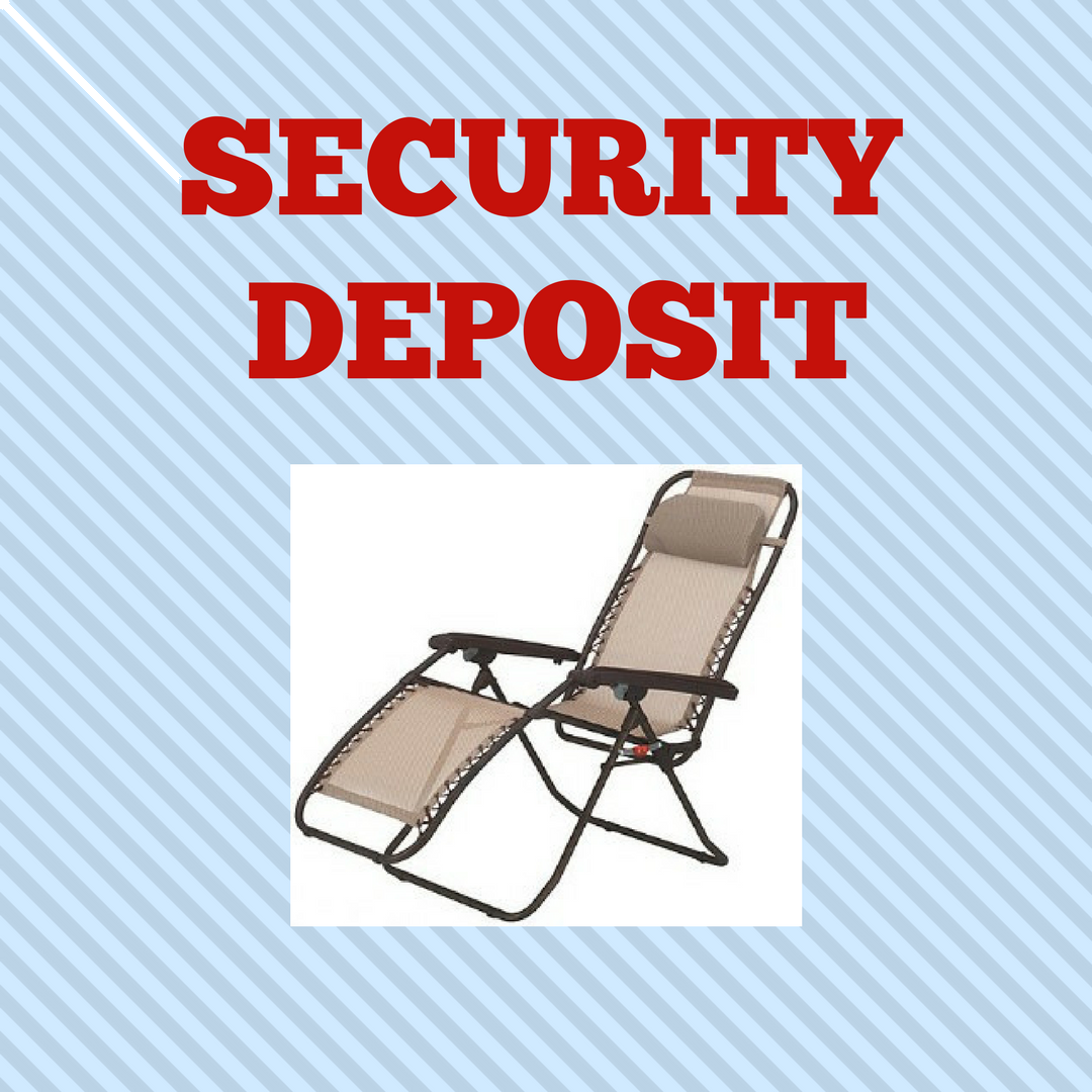 Reclining Chaise Rental Security Deposit at MassageTableRentals.com