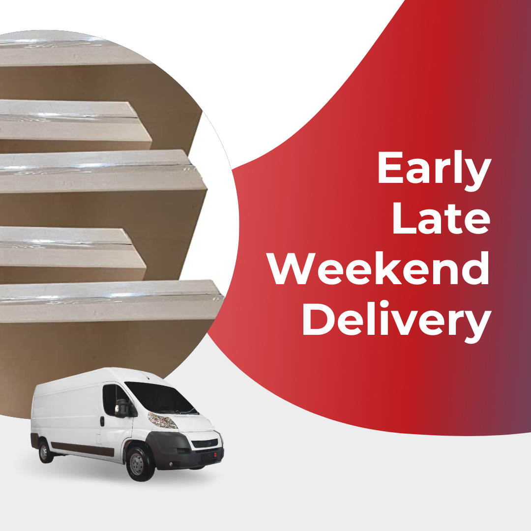 Early, Late or Weekend Courier Delivery