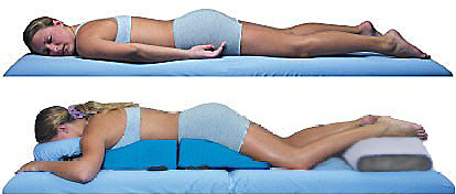 Flat Versus 3-Piece Sleep System at MassageTableRentals.com